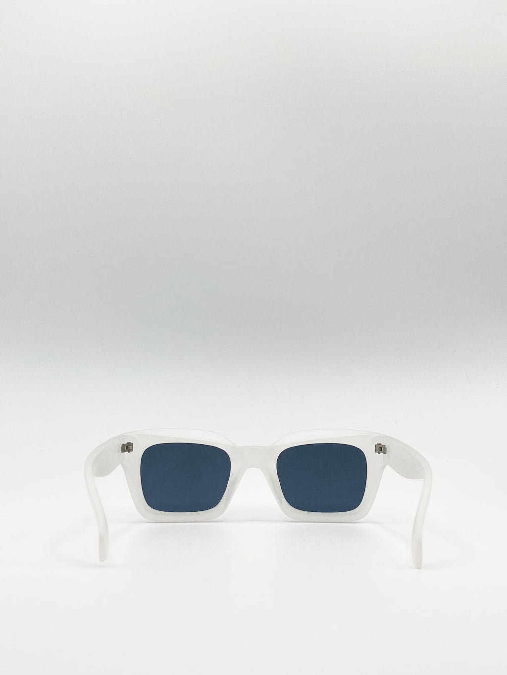 Oversized Sunglasses In Matte White