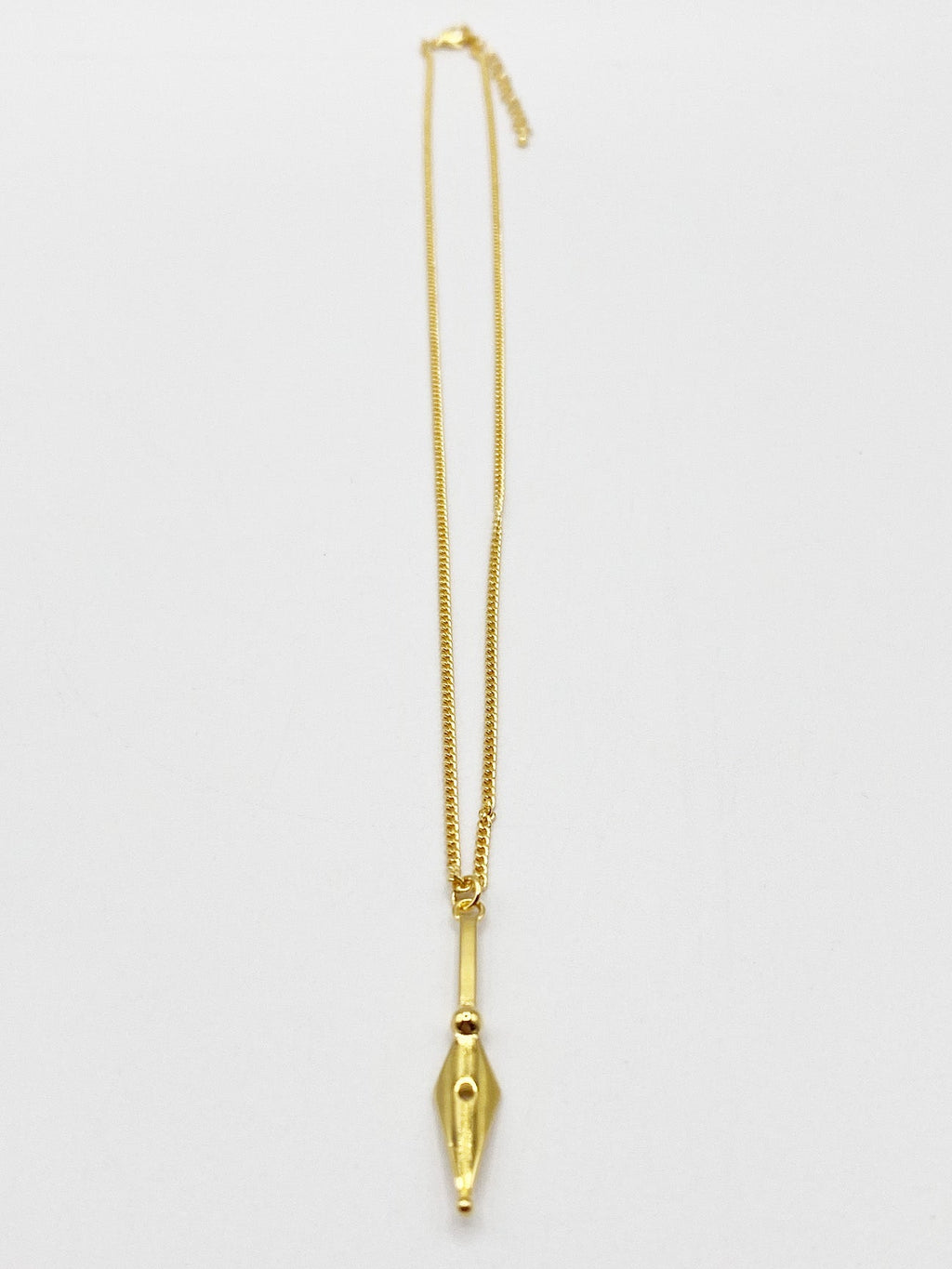 Gold Plated Dagger Pendant