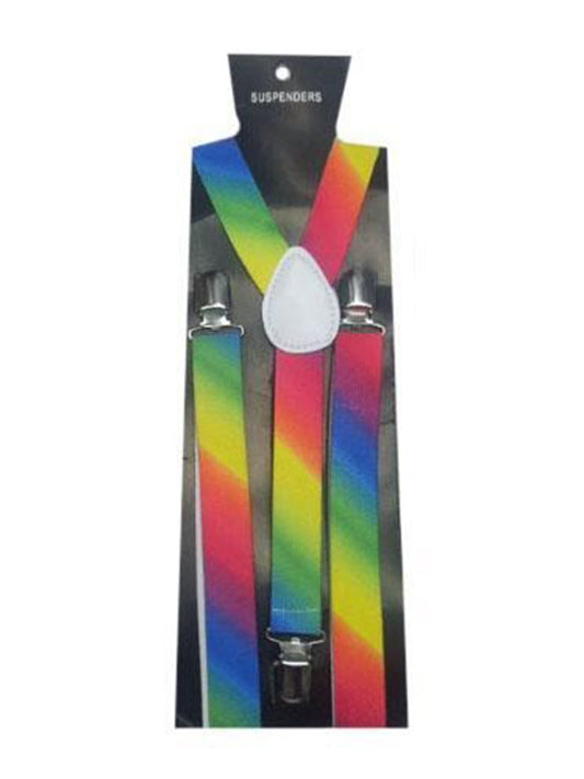 Rainbow Vertical Stripe Braces