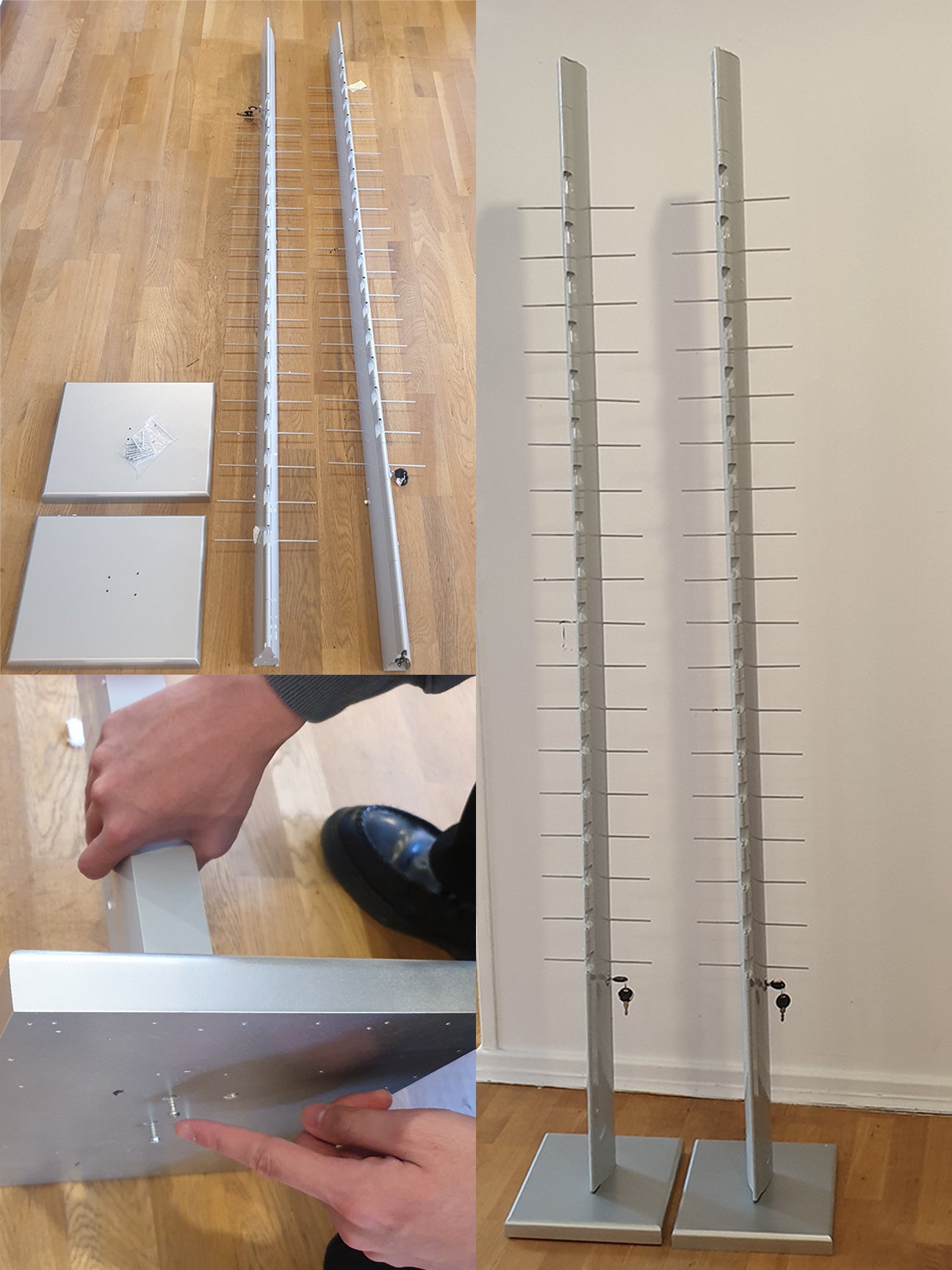 Lockable  Sunglasses Floor  Free Standing Display Set of 2