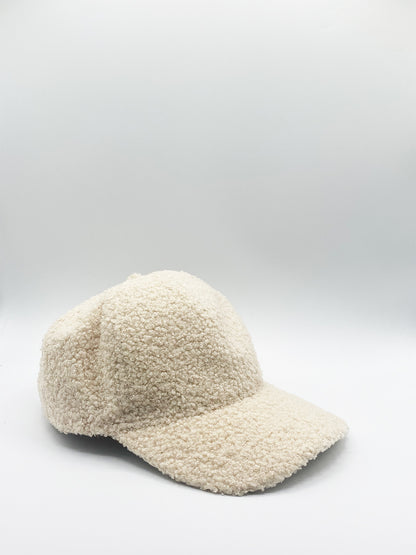 Cream Borg Baseball Cap