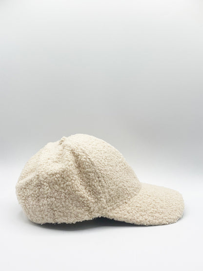 Cream Borg Baseball Cap