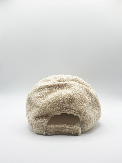 Cream Borg Baseball Cap