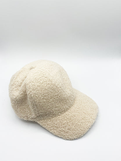 Cream Borg Baseball Cap