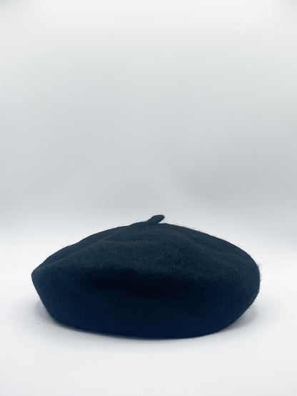 Plain Beret in Black