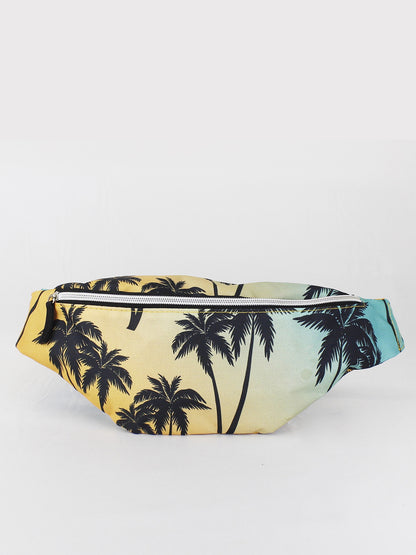 Palm Tree Print Bum Bag