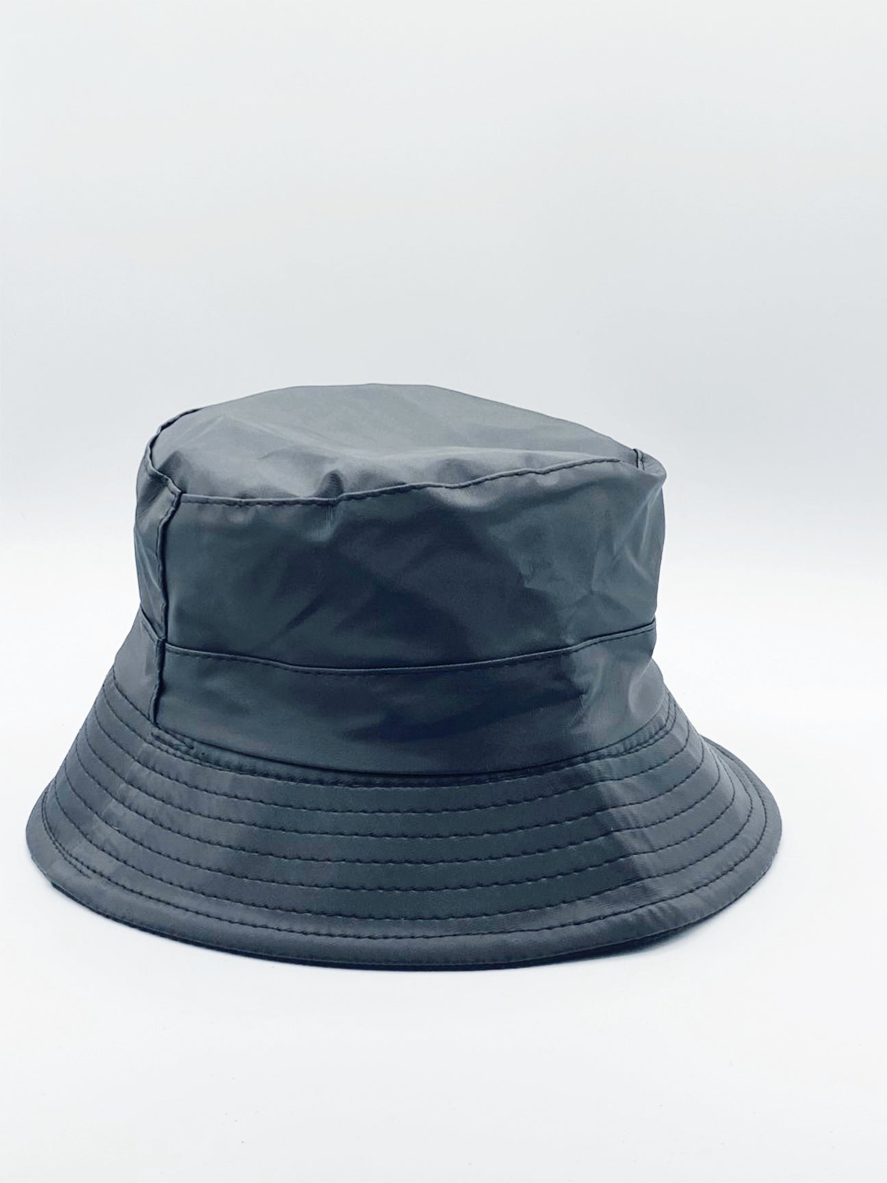 Navy Bucket Hat with Fleece Lining