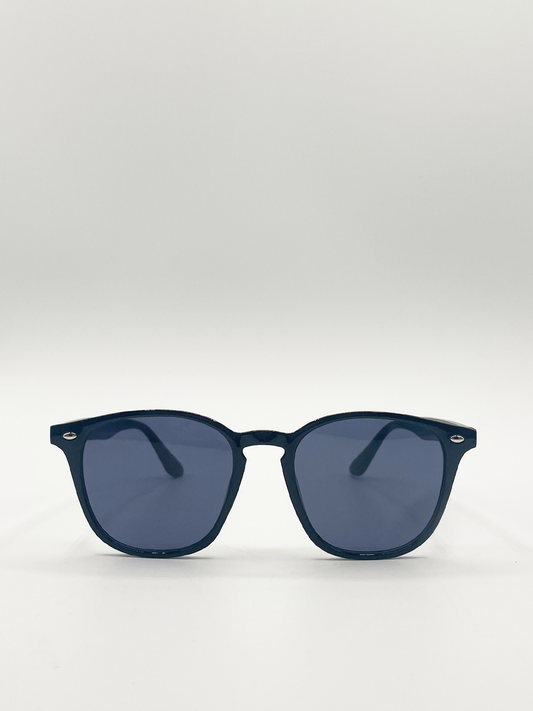 Black Aviator Style Sunglasses