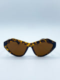 Angular Sunglasses in Tortoiseshell