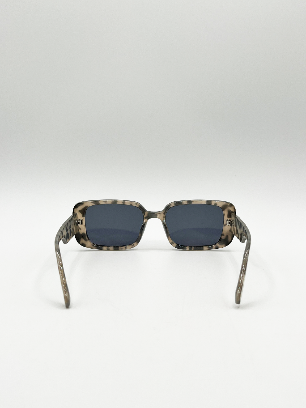 Oversized Rectangle Sunglasses in Animal Print