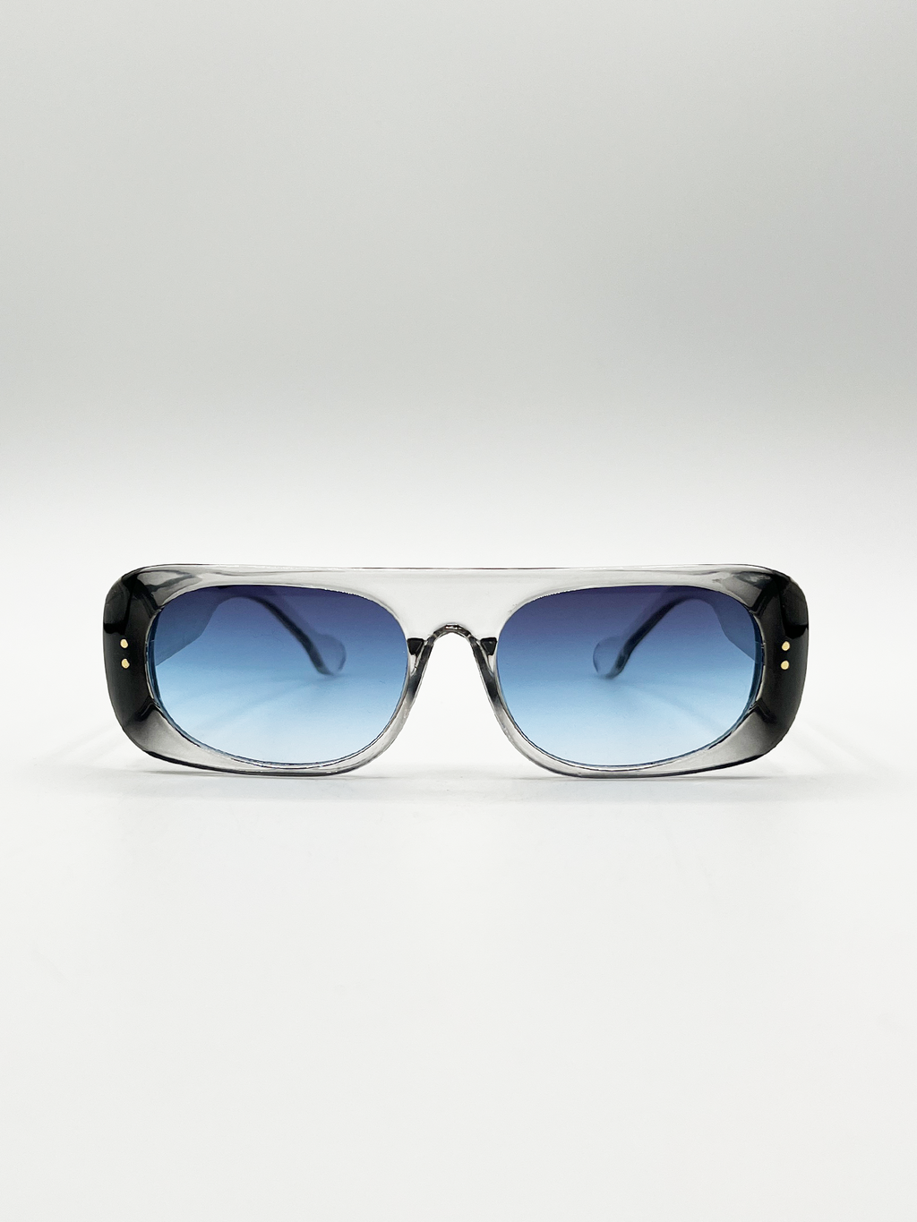 Flat Top in Grey-Blue