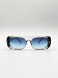 Flat Top in Grey-Blue