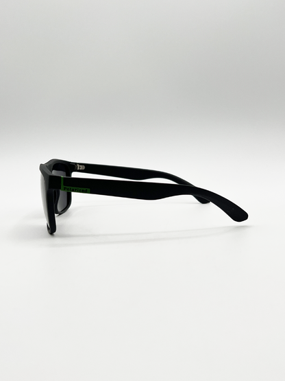 Matte Black Wayfarer Sunglasses