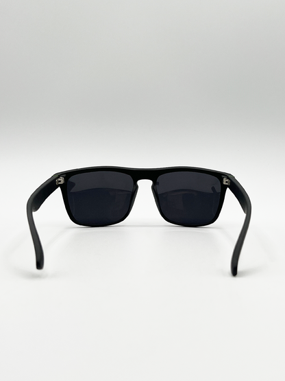 Matte Black Wayfarer Sunglasses