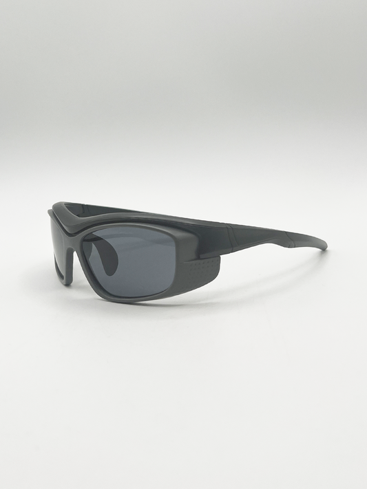 Cycling Style Glasses in 2 Tone