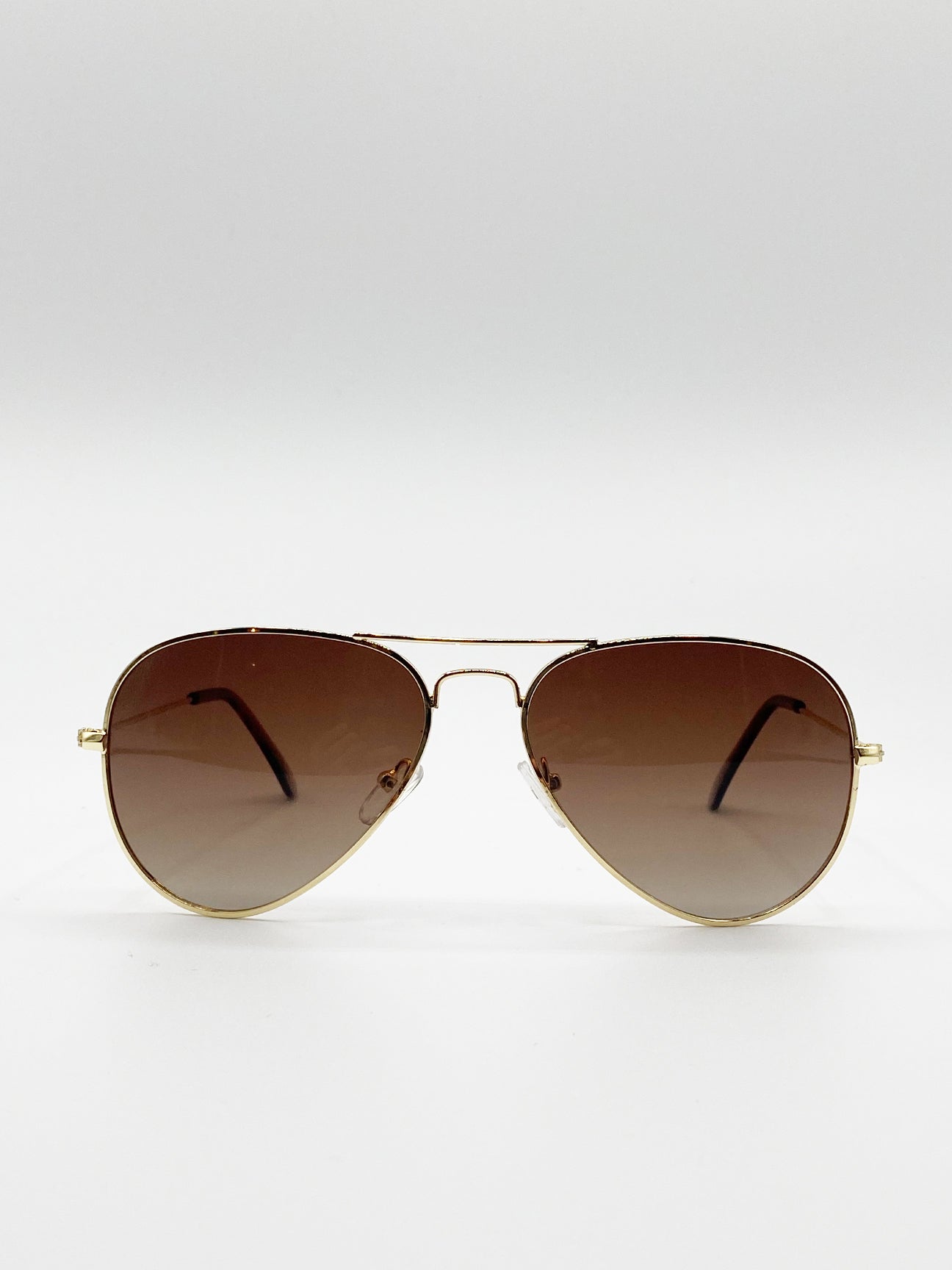 Classic Brown  Aviator Sunglasses Polarized