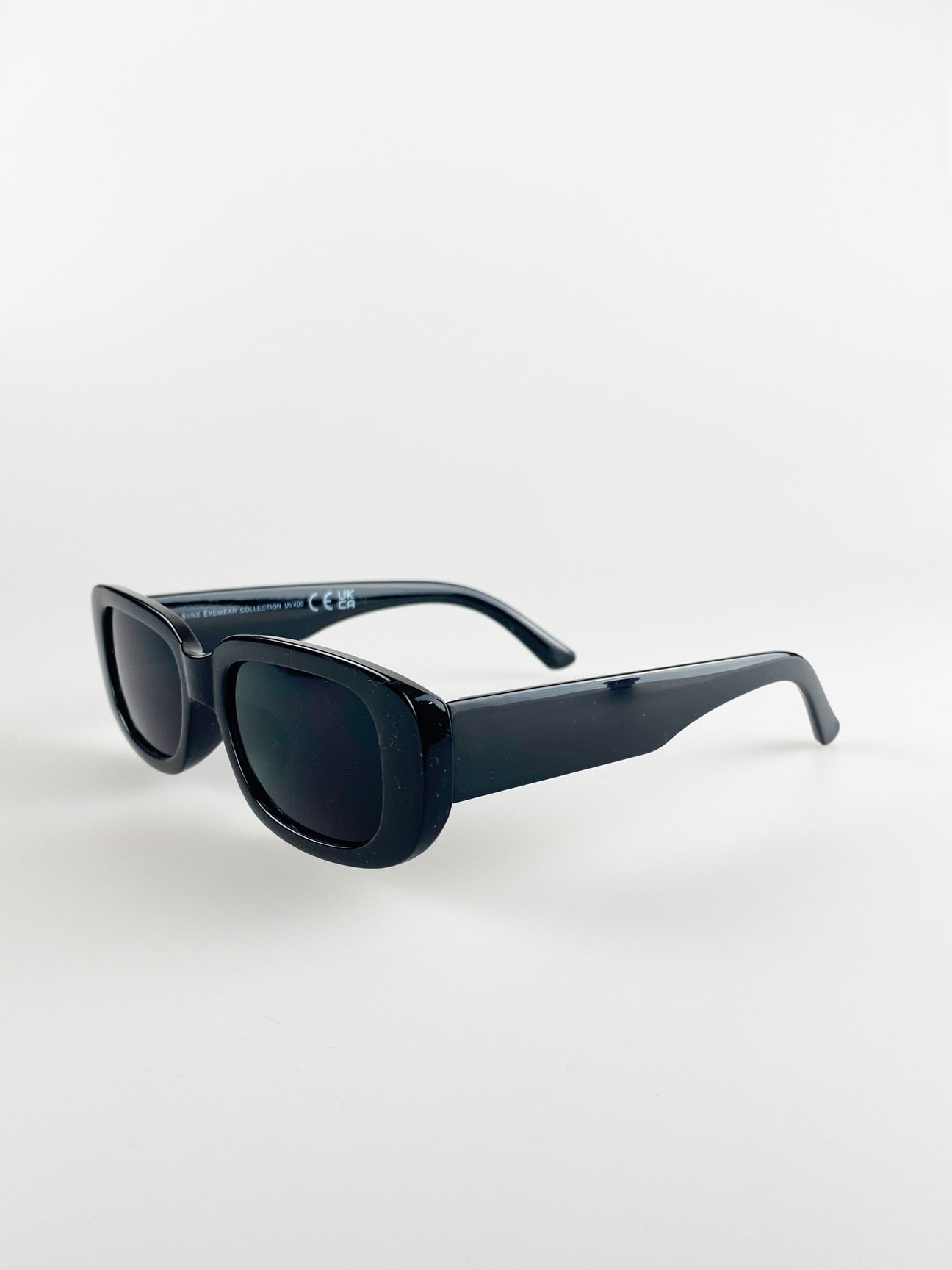 Retro Rectangle Sunglasses In Black