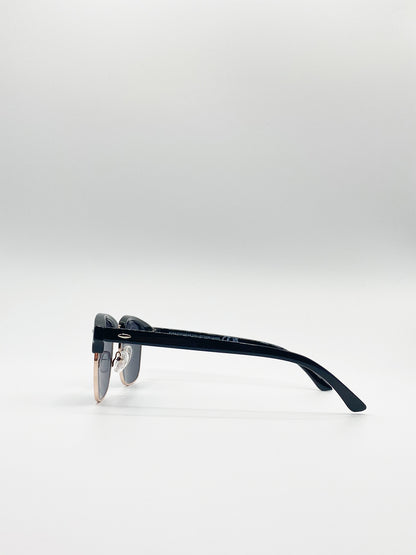 Clubmaster Sunglasses In Black