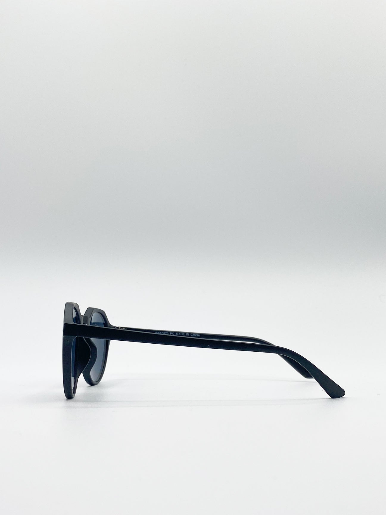 Classic Preppy Sunglasses - Black Smoke Lenses