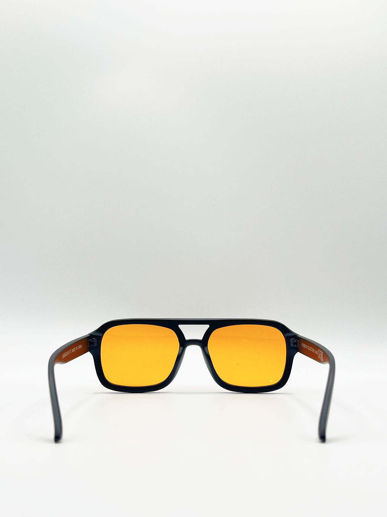 Black and orange hot sale sunglasses