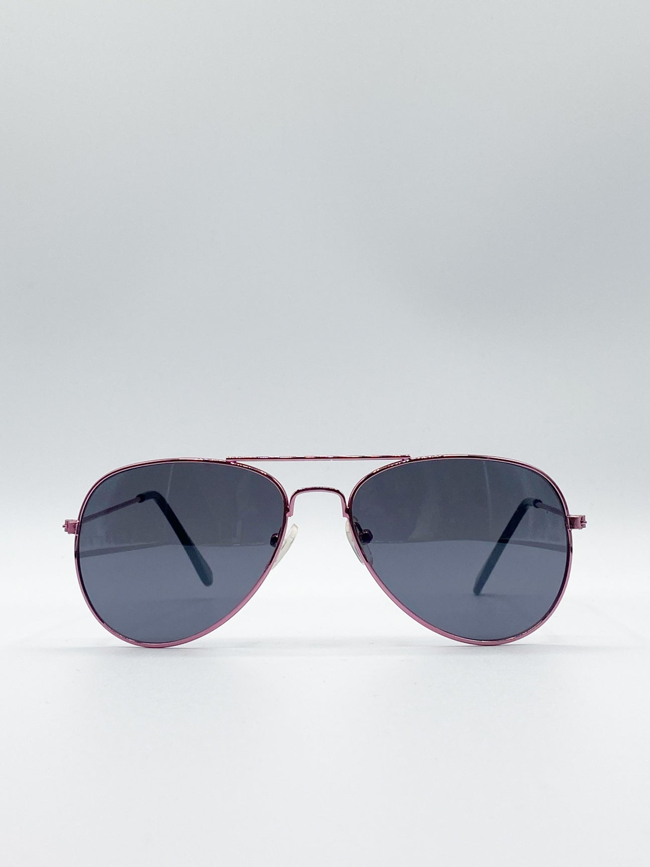 Kids Pink Aviator Style Sunglasses