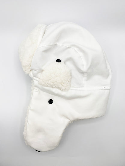 Trapper Hat In White