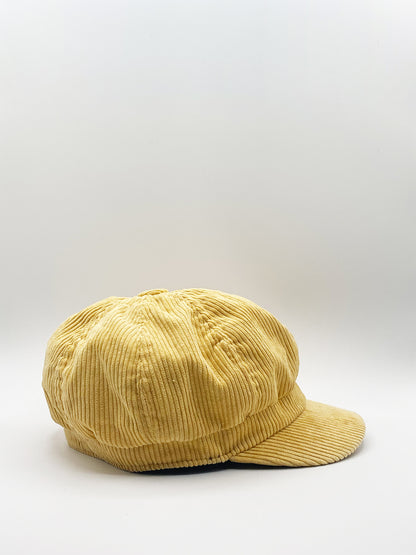 Pale Mustard Bakerboy Hat